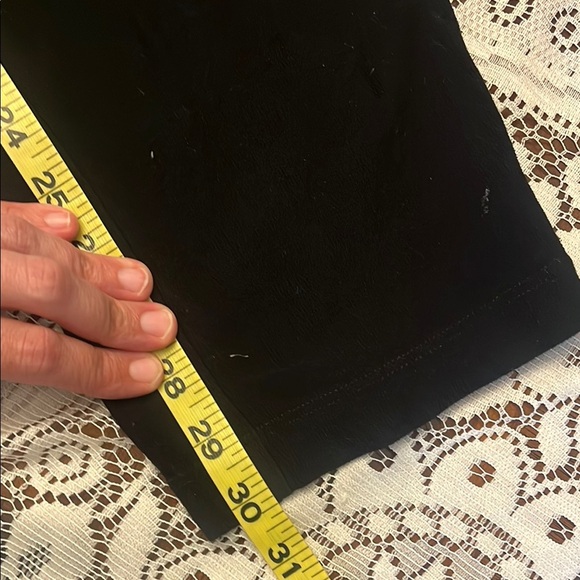 Eileen Fisher Black Straight Leg Pants Washable Pullon - Picture 9 of 9